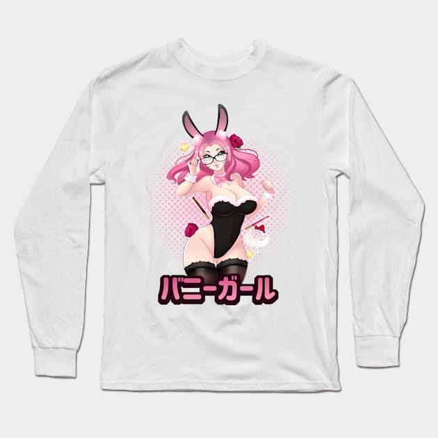 Bunny Girl Long Sleeve T-Shirt by DDxDD